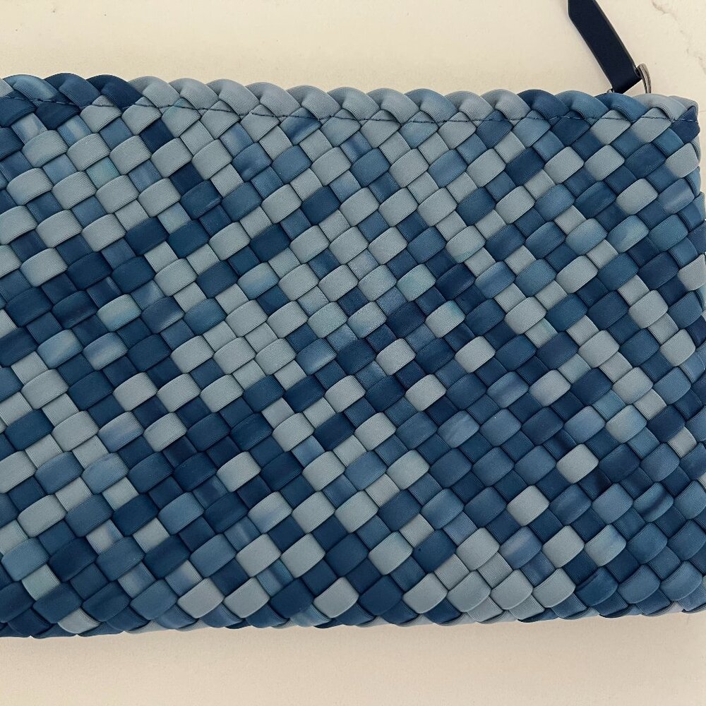 New Naghedi Watercolor St. Barts pouch, clutch, purse, make-up bag